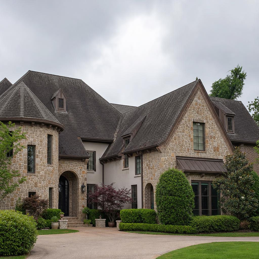 Luxury Home Re-Roof — before