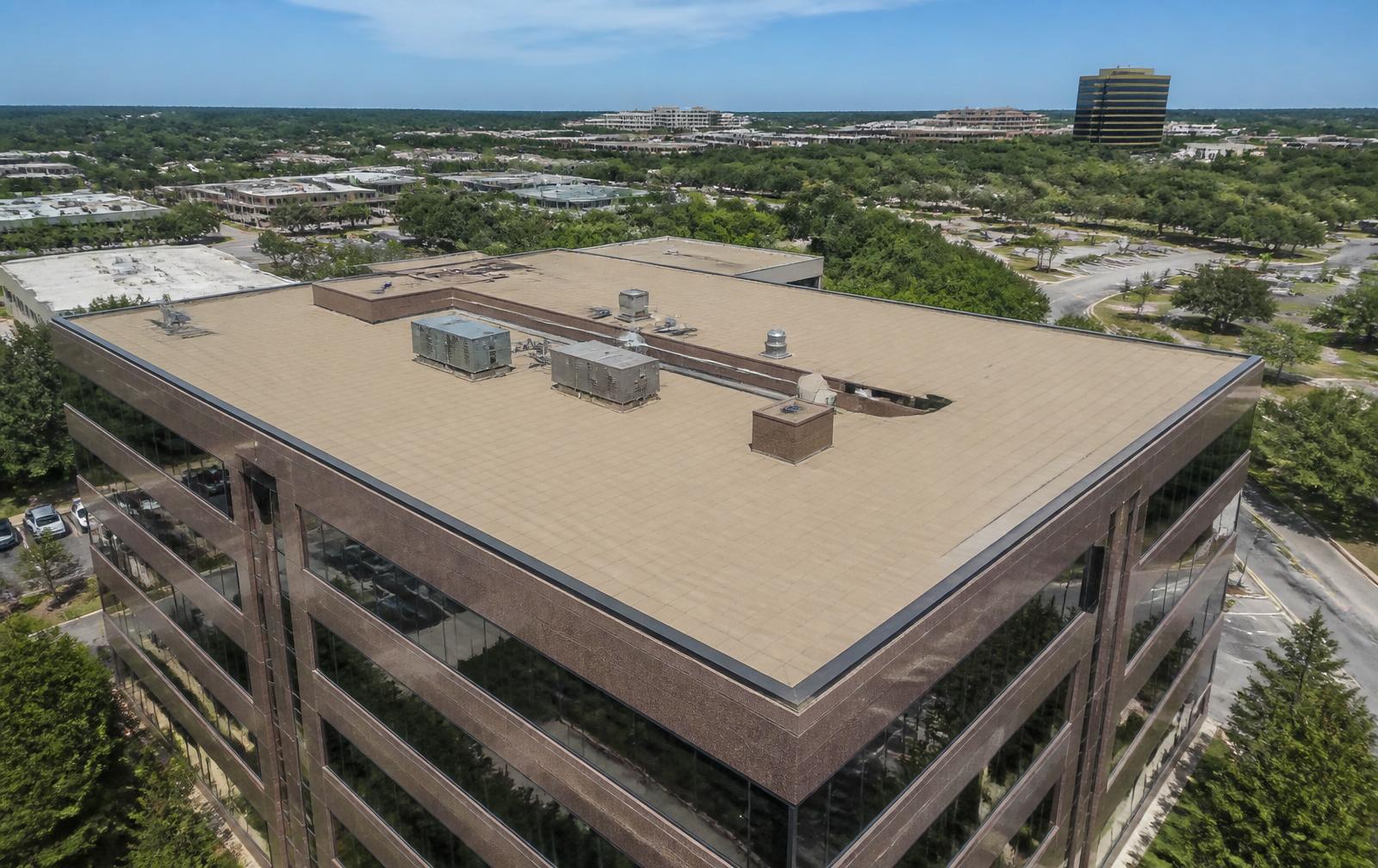 Modified Bitumen Office Re-Roof — after