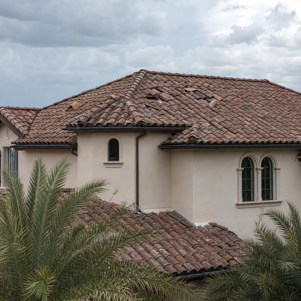 Clay Tile Restoration — before