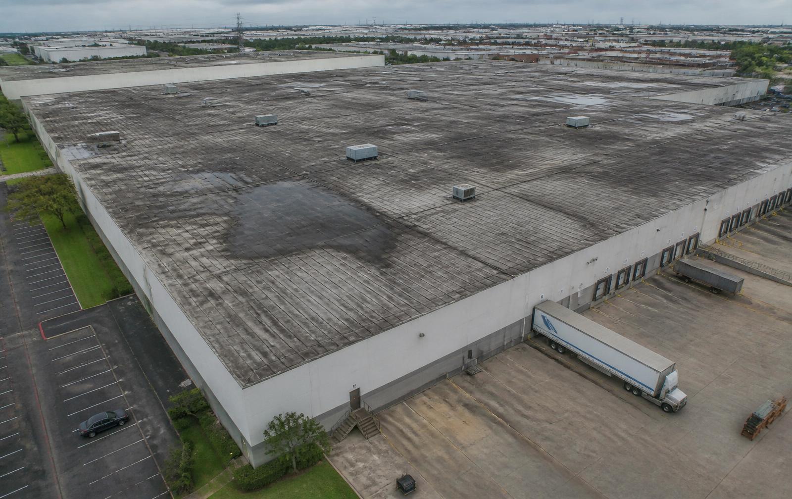 TPO Flat Roof Replacement — before