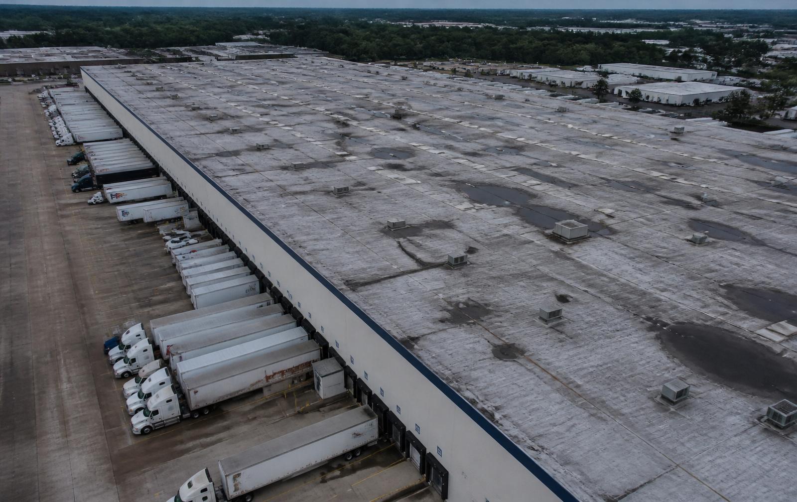 80-mil TPO Warehouse System — before