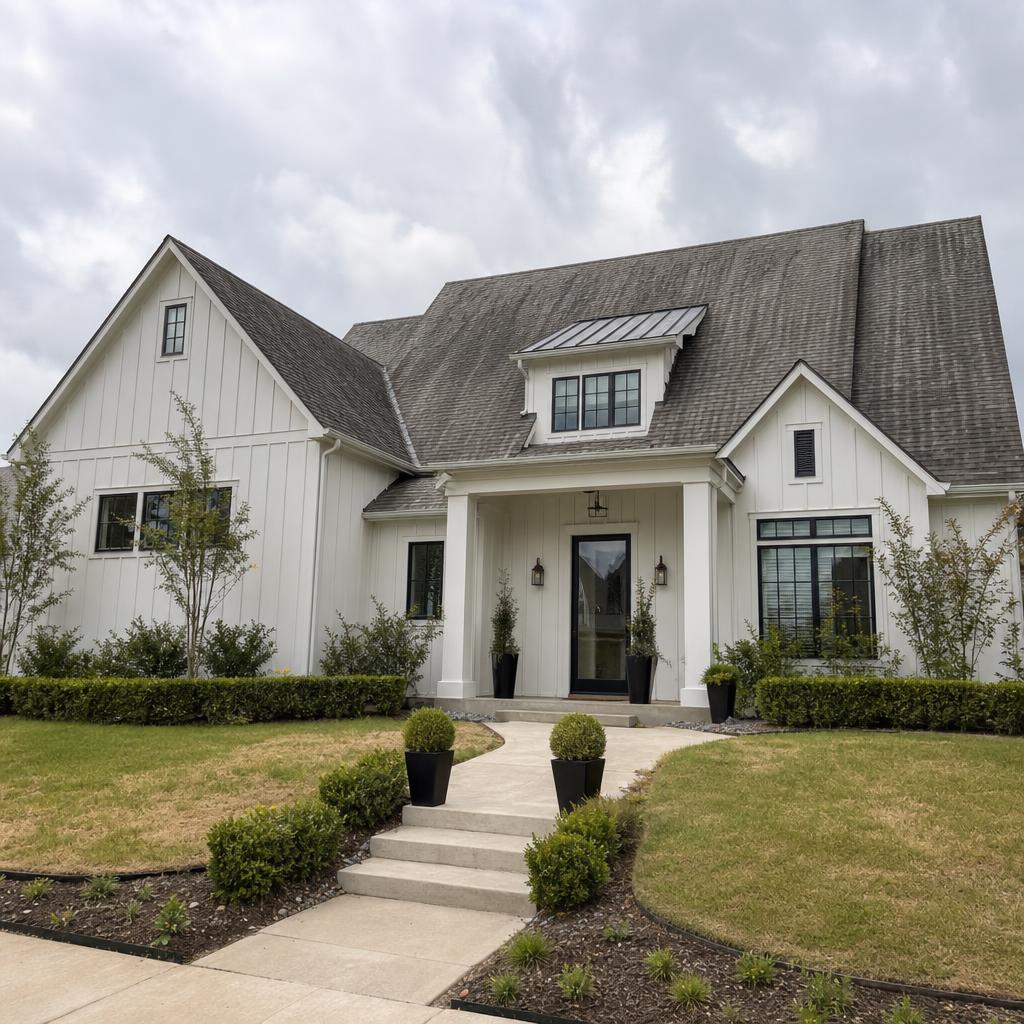 Modern Farmhouse Re-Roof — before