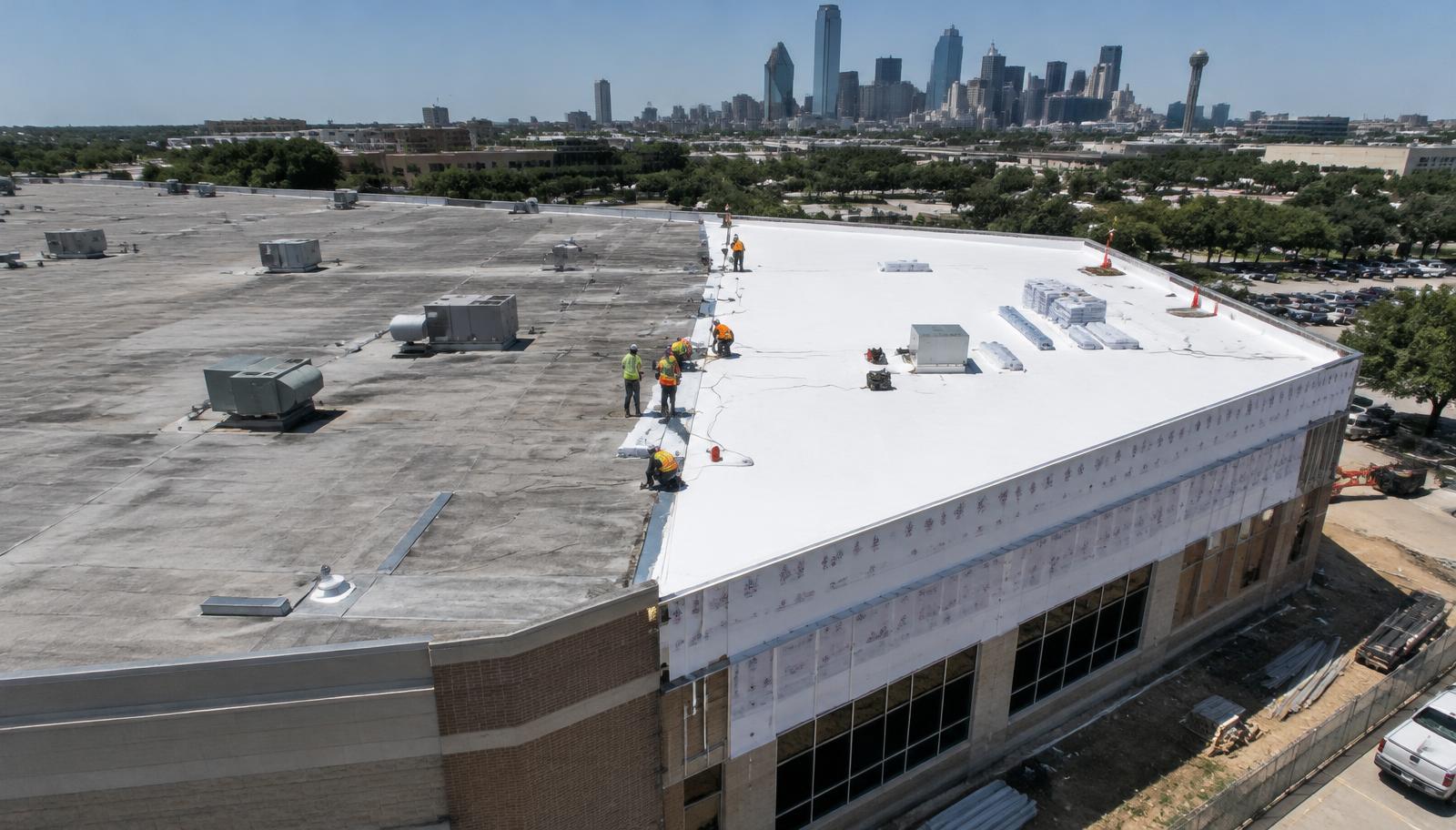 Adding On to a Dallas Commercial Building: How to Tie a New Roof Into the Old One Without Leaks