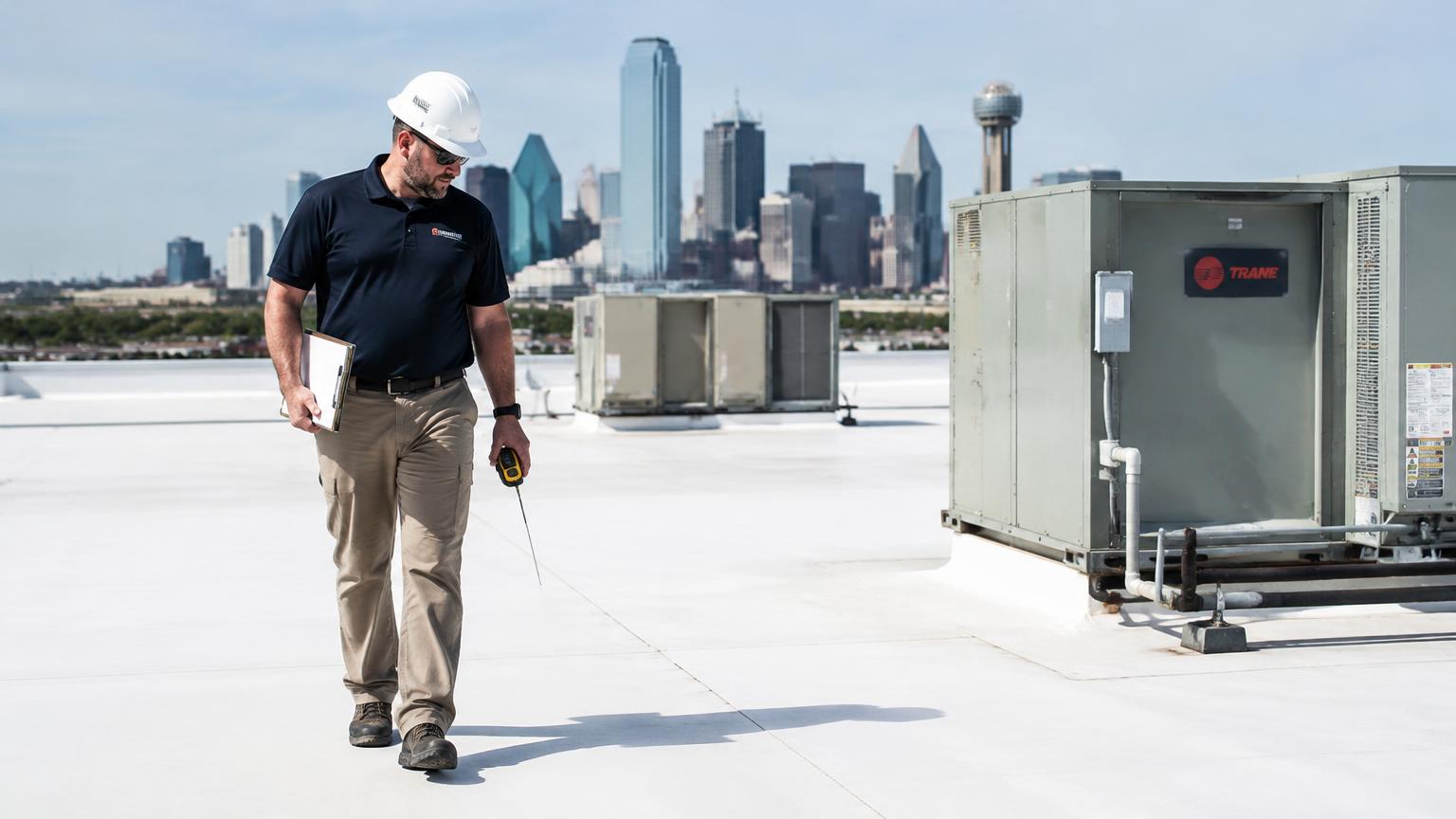 What a Commercial Roof Inspection Covers: A Dallas Owner's Checklist