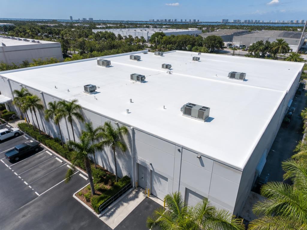 TPO Warehouse Re-Roof in Miami, FL
